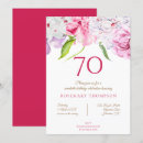 Pesquisar por do 70 aniversário convites Flores
