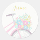 Pesquisar por bicicleta floral adesivos Bonito
