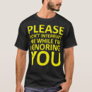 Pesquisar por não interrompa camisetas Música