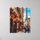 Pesquisar por torre paris impressão de canvas Ilustração