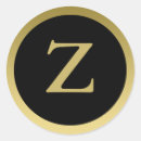 Pesquisar por monogramas z adesivos Preto