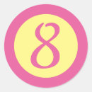 Pesquisar por número oito adesivos 8 anos