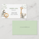 Pesquisar por animais safari cartao de visita Cuidados infantis