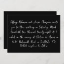 Pesquisar por escrito à mão casamento convites Couple