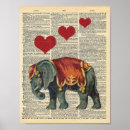 Pesquisar por elefante vintage pôsteres Ilustração