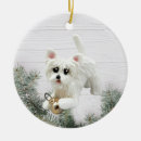 Pesquisar por terrier do westie ornamentos Branco