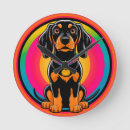 Pesquisar por arte dachshund relogios de parede Colorido