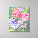 Pesquisar por do giz impressão de canvas Flores