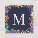 Pesquisar por flores e borboletas cartao de visita For her