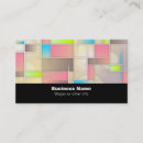 Pesquisar por geométrico colorido cartao de visita Abstrato