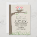 Pesquisar por ninho do pássaro convites Mother to be