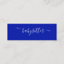 Pesquisar por adolescente cartao de visita Baby sitter