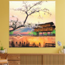 Pesquisar por do sakura de impressão de canvas Japão