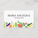 Pesquisar por cozinheiro chefe pessoal cartao de visita Vegetais