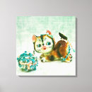 Pesquisar por vintage cat impressão de canvas Gatinho