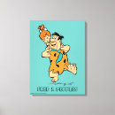 Pesquisar por do personagem desenho animado de impressão de canvas Os flintstones