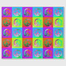 Pesquisar por arte hippie papel de presente Colorido