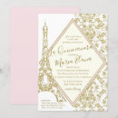 Pesquisar por torre eiffel quinceanera convites Floral