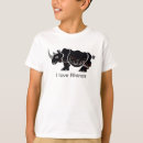 Pesquisar por rinoceronte preto camisetas Safari