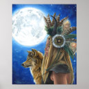 Pesquisar por mulher lobo artes pôsteres Lua