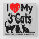 Pesquisar por amante dos animais pôsteres relogios de parede Gato