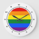 Pesquisar por bandeira gay arco iris lgbt relogios de parede Sinalizador