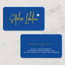 Pesquisar por coração azul cartao de visita Minimalista