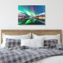 Pesquisar por fotografia da aurora boreal impressão de canvas Montanhas