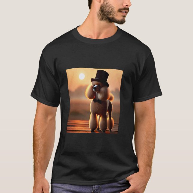 01 Camisa de Poodle Elegante e Sofisticada Camiset (Frente)