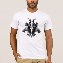 02 Camiseta de Arte Abstrato Borrão de Tinta Rorsc