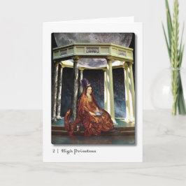 02 Cartão de Saudação Tarot de Sacerdote Elevado