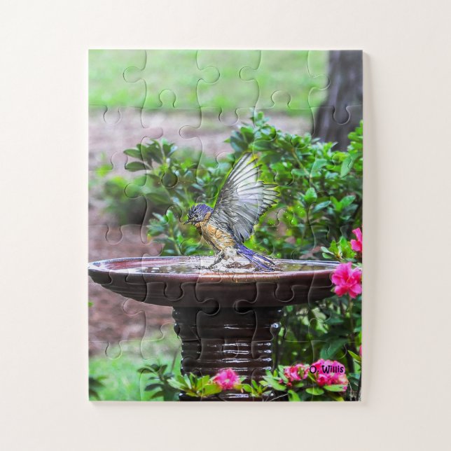 030 miúdos do quebra-cabeça 11x14 do banho do (Vertical)