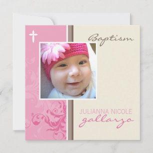039 Celia : Convite para Batismo - Posh 2SQ V3