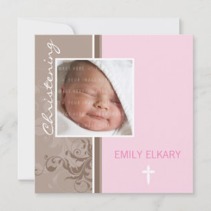 069 Bree : Convite Christening