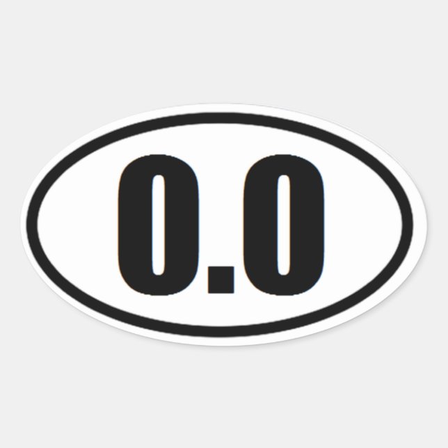 0,0 adesivos ovais (Frente)
