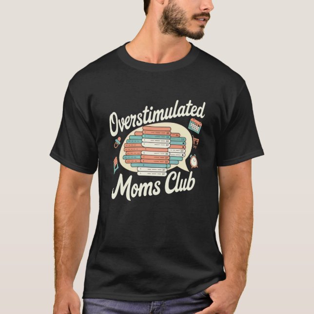 0 Camiseta do Clube das Mães Superestimuladas Mãe  (Frente)