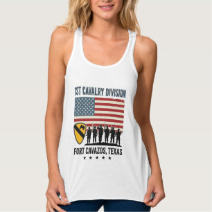 1ª Divisão de Cavalaria Fort Hood Camisa Militar V