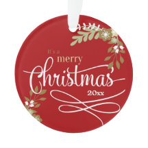 1º Natal como Avós enfeite personalizado
