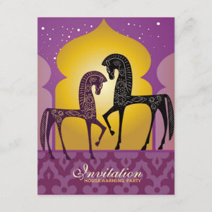 1001 noites - convite de festas do Housewarming