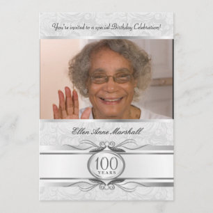 100.º aniversário - Convite Fotográfico para Si