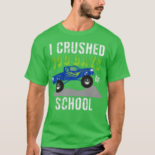 100.º Dia de Camisa de Monstro Escolar para Rapaze
