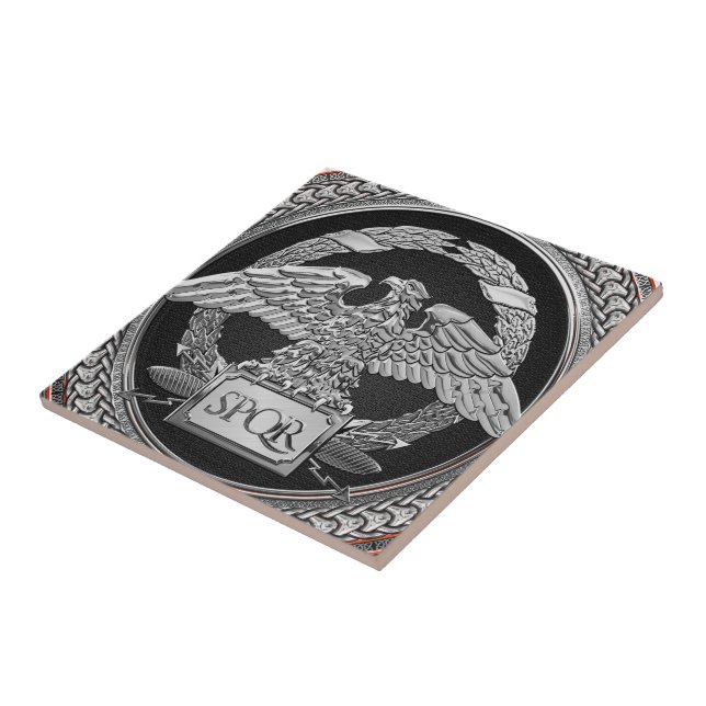 [100] Águia Imperial da Prata sobre Medalhão (Lateral)