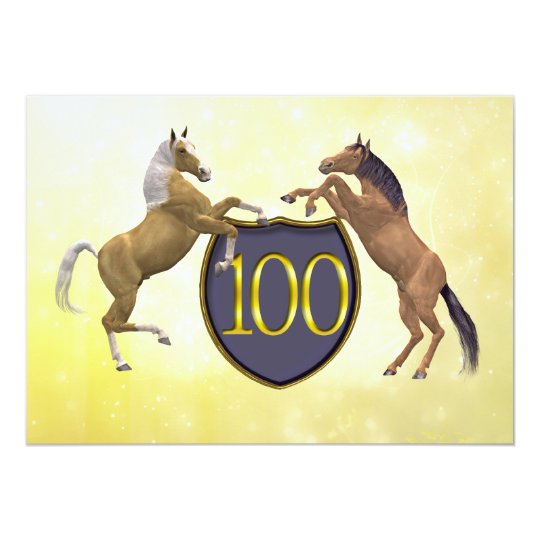 100 anos de festa de aniversário idosa que eleva convite 12.7 x 17.78cm