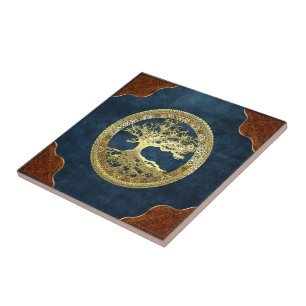 [100] Árvore Celta da Vida [Dourado]