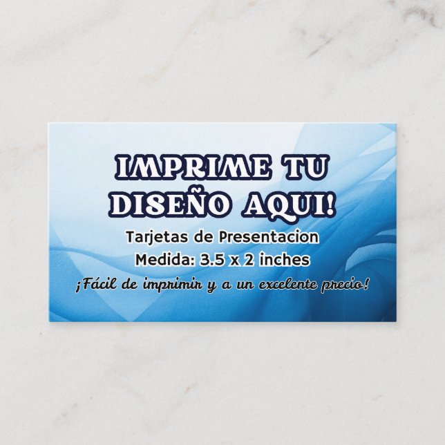 100 Cartões de Visita Imprimir (Frente)