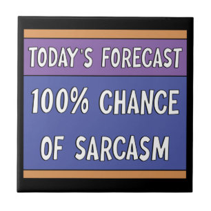 100% de chance de sarcasmo