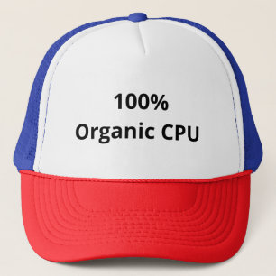 100% de CPU orgânica │ Boné engraçado de basquete 