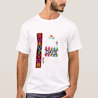 100 Dias De Camisa De Capa Longa Da Escola Para Pr