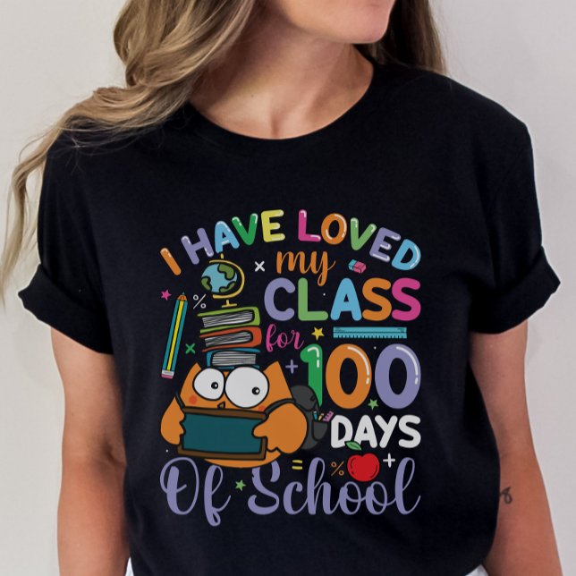 100 Dias De Camisa De Professores Escolares (Criador carregado)