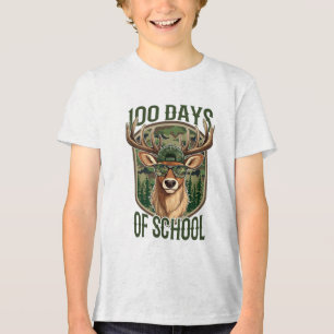 100 Dias de Escola Camuflagem de Veado Professor E